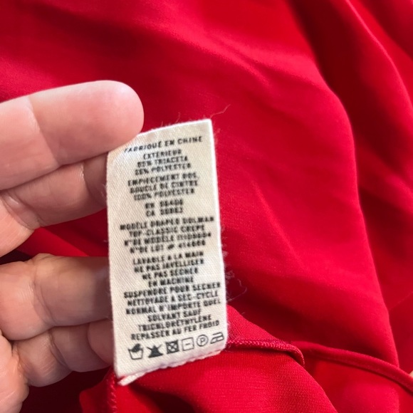 EUC Theory- Red Dress. Size M. - Picture 5 of 5